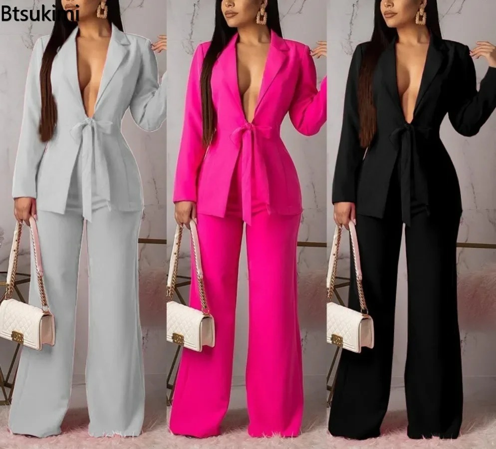 Women Formal Wear With Tie - Nieuw 2026 Dames Formeel Zakelijk Pak