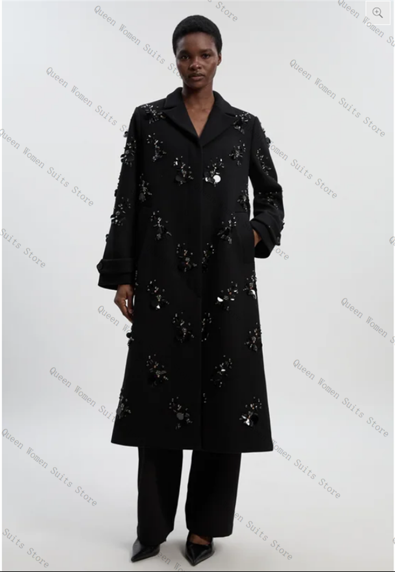 Women'S Formal Jackets To Wear With Dresses - Kasjmier Kristallen Vrouwen Pak 1 Stuks