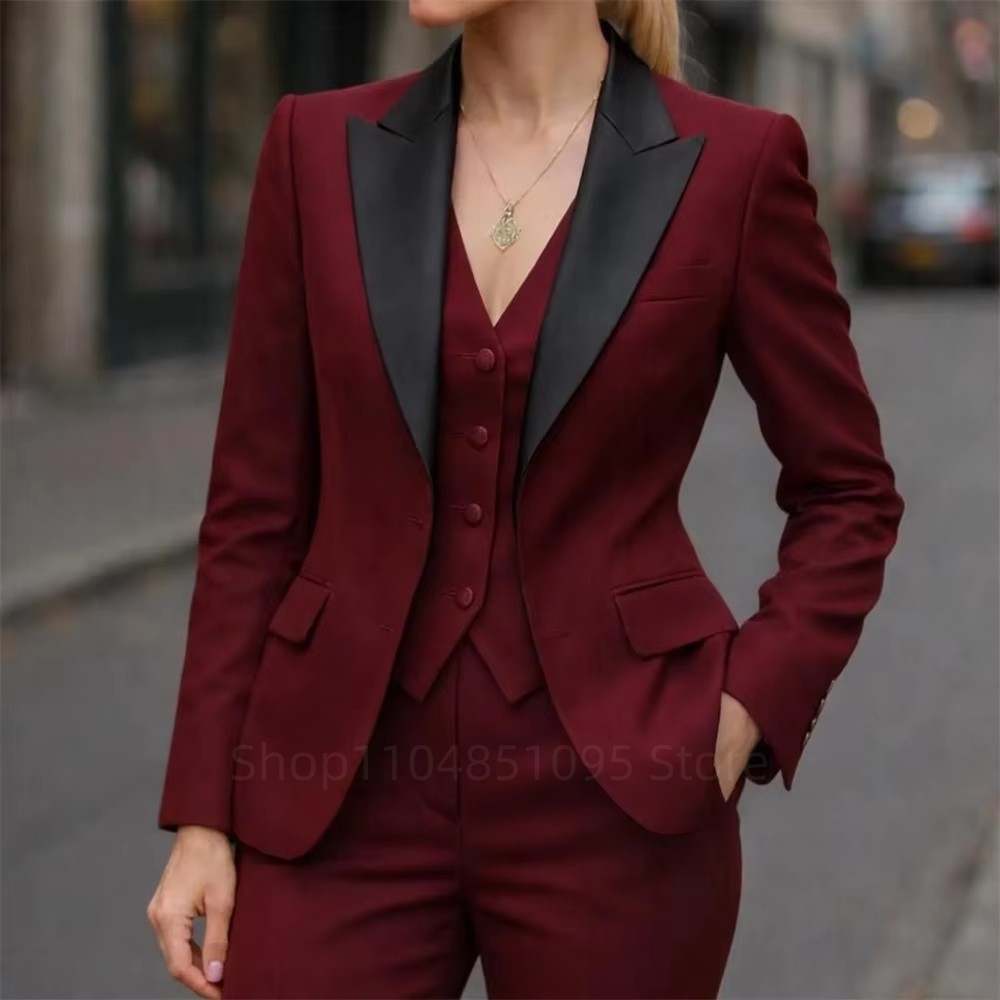 Female Formal Wear - Mode Damespakken Blazer Hoge kwaliteit 3-delig
