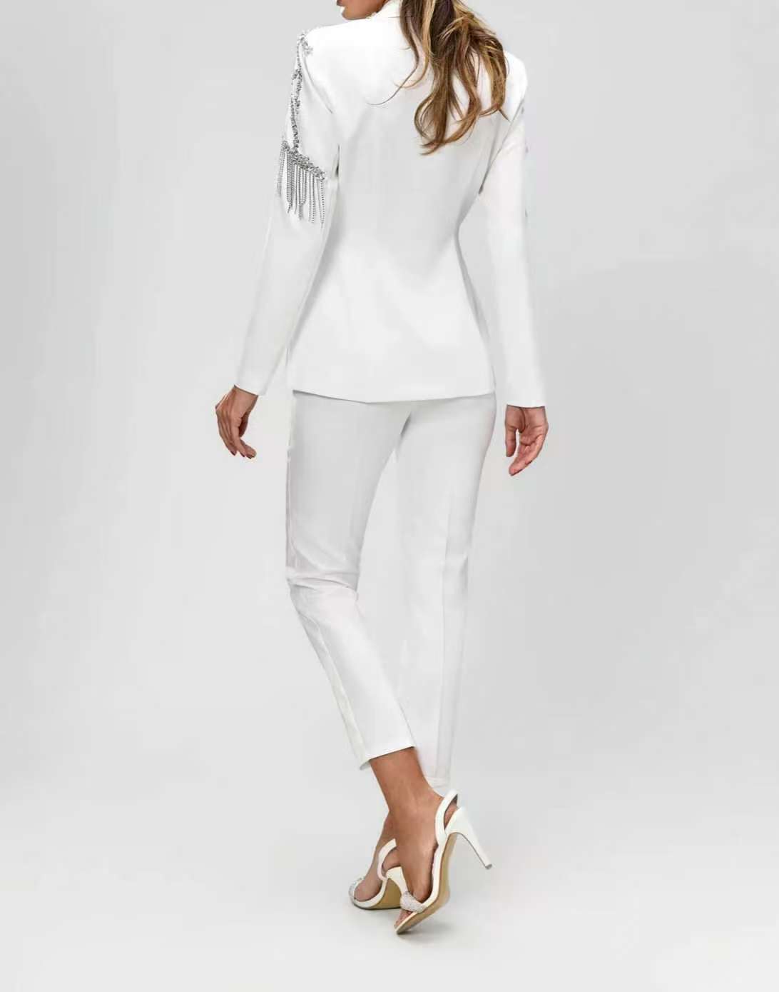 Kristallen Kralen Vrouwen Pak  - Women'S Formal Wear For A Wedding Guest recensie en prijs