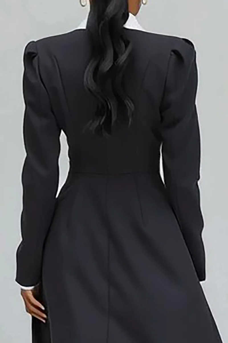 A Line Dames Lange Blazerjas E - Women Formal Wear With Tie recensie en prijs