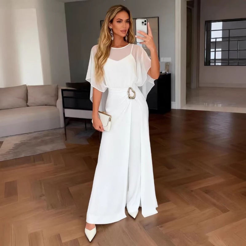 2026 Nieuwe Dames Witte Chiffo - Female Formal Wear recensie en prijs