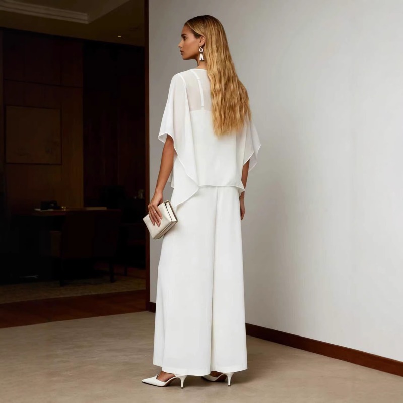 2026 Nieuwe Dames Witte Chiffo - Female Formal Wear recensie en prijs