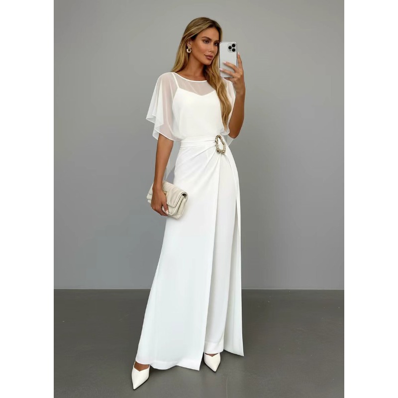 2026 Nieuwe Dames Witte Chiffo - Female Formal Wear recensie en prijs