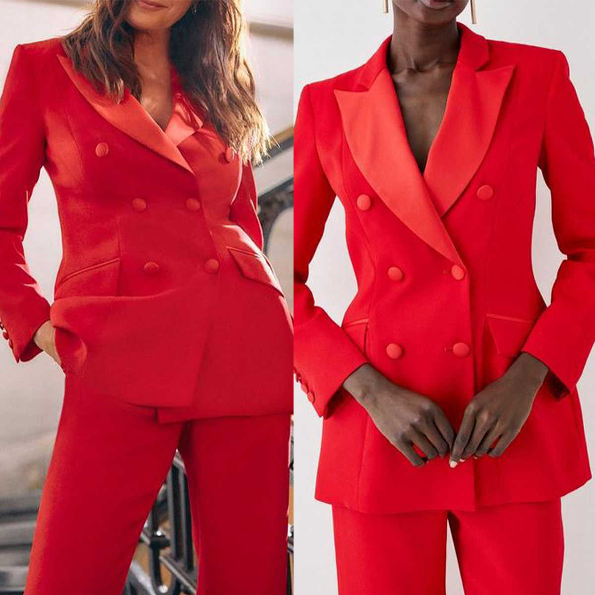 Formele rode damesbroekpakken  - Women Formal Wear For Graduation recensie en prijs