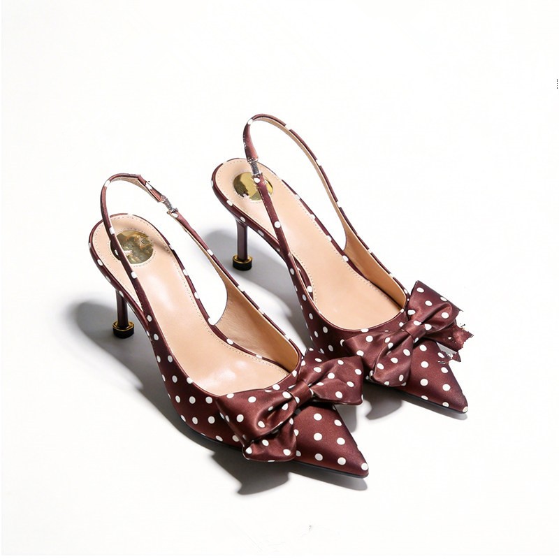 Vrouwen Polka Dot Hoge Hakken  - Kitten Heel Women recensie en prijs