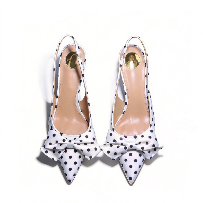 Vrouwen Polka Dot Hoge Hakken  - Kitten Heel Women recensie en prijs