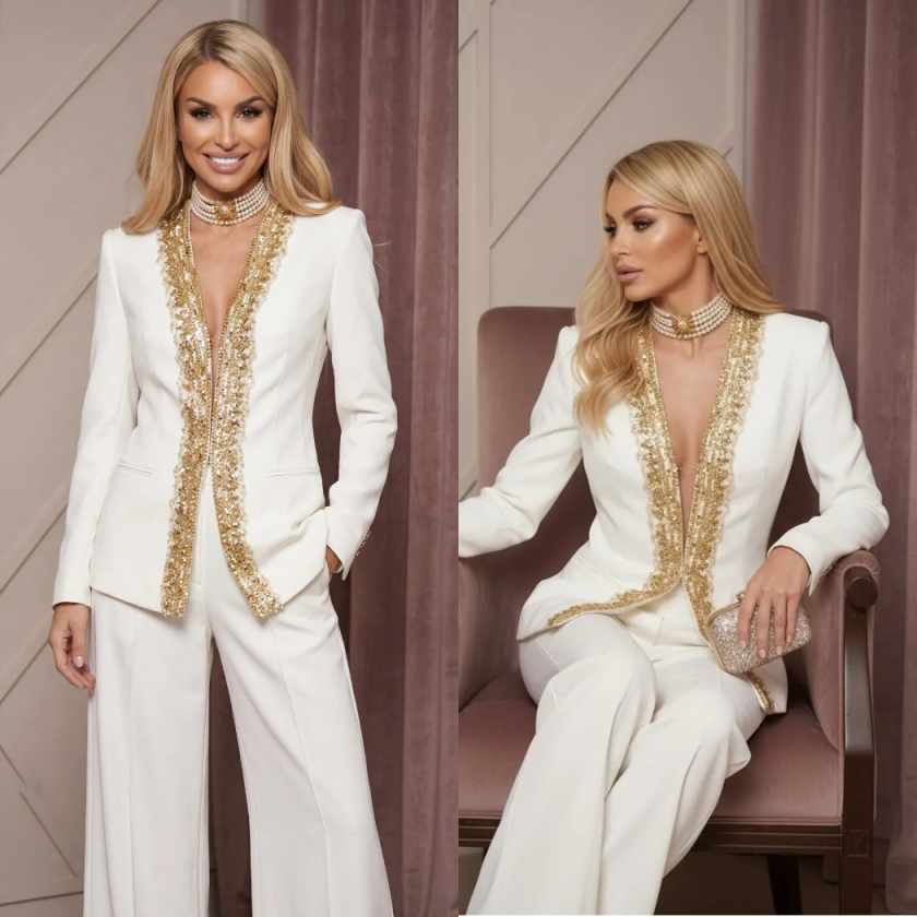 2 stuks damesbroekpakken modes - Women Formal Wear For Graduation recensie en prijs