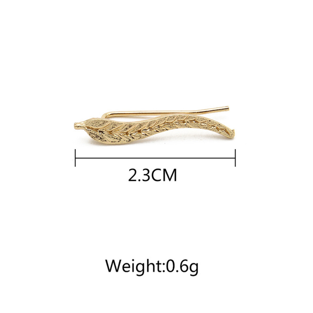 1 paar bladvormige oorklimmers - Formal Wear Jewelry For Women recensie en prijs