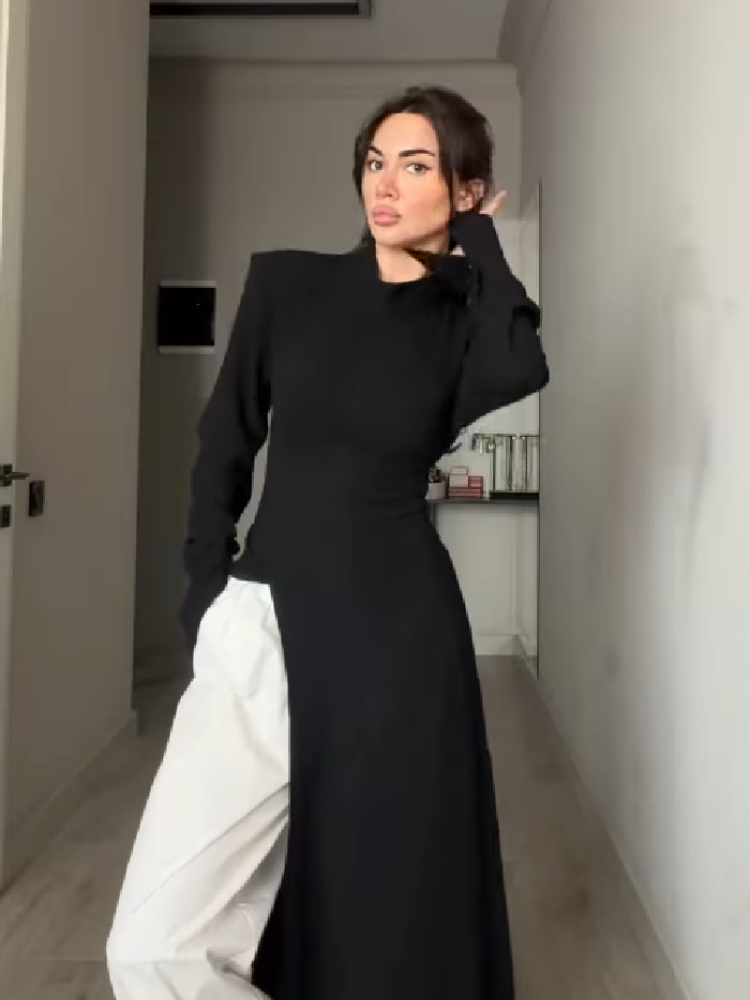 Elegante lange jurk met hoge h - Female Formal Wear recensie en prijs