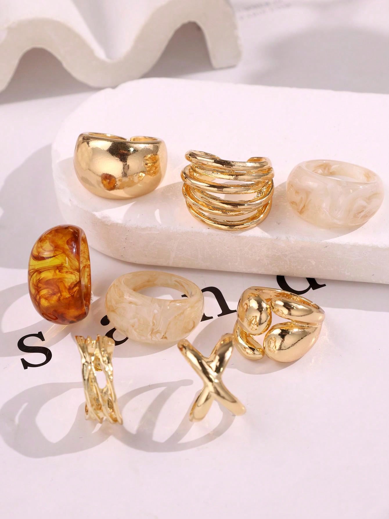 8-delige retro, licht luxueuze - Formal Wear Jewelry For Women recensie en prijs