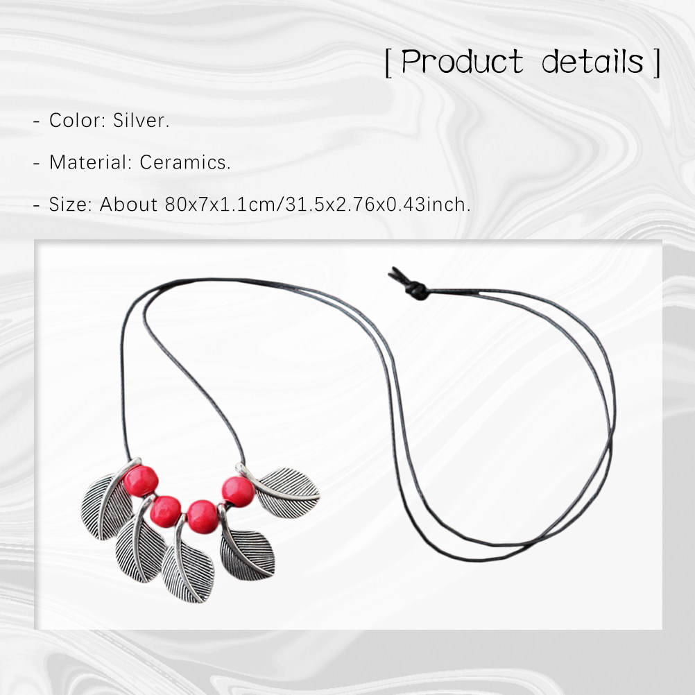 Keramische bloemenbladketting, - Formal Wear Jewelry For Women recensie en prijs