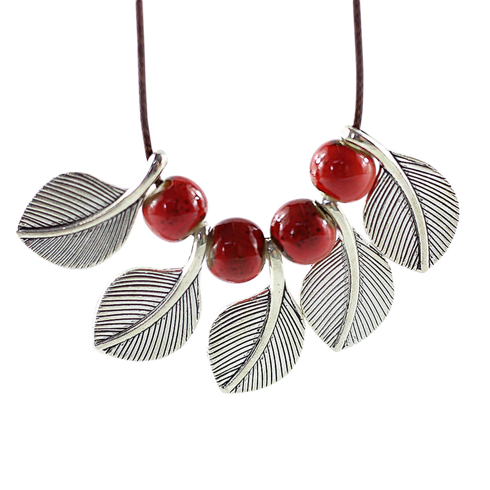 Keramische bloemenbladketting, - Formal Wear Jewelry For Women recensie en prijs
