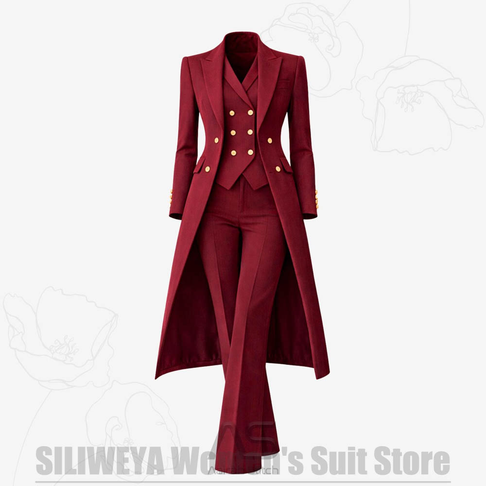 Damespak 3-delig dubbelgeknoop - Women Formal Wear Business recensie en prijs