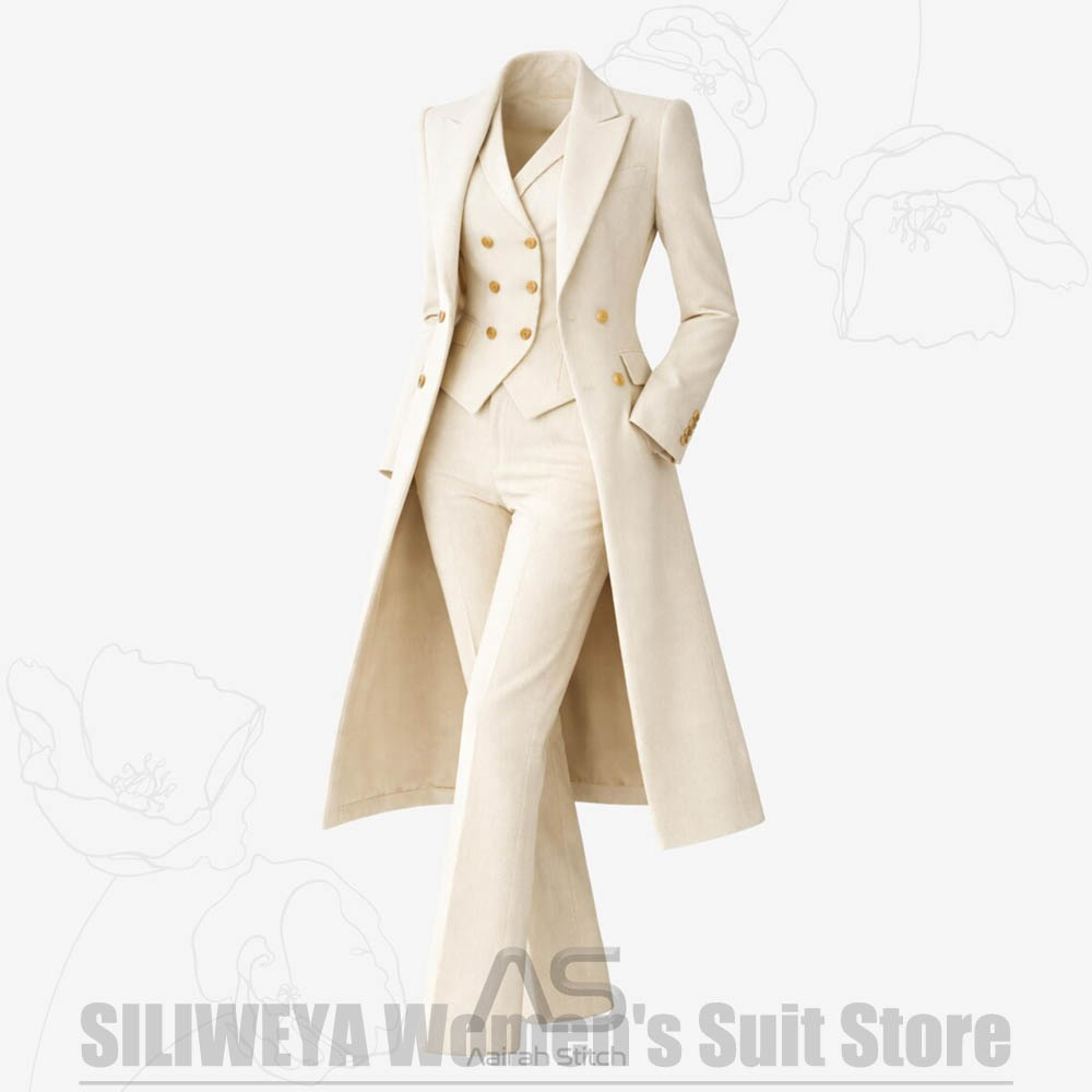 Damespak 3-delig dubbelgeknoop - Women Formal Wear Business recensie en prijs