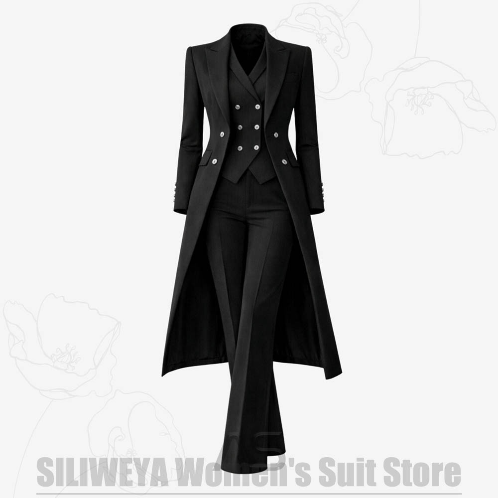 Damespak 3-delig dubbelgeknoop - Women Formal Wear Business recensie en prijs