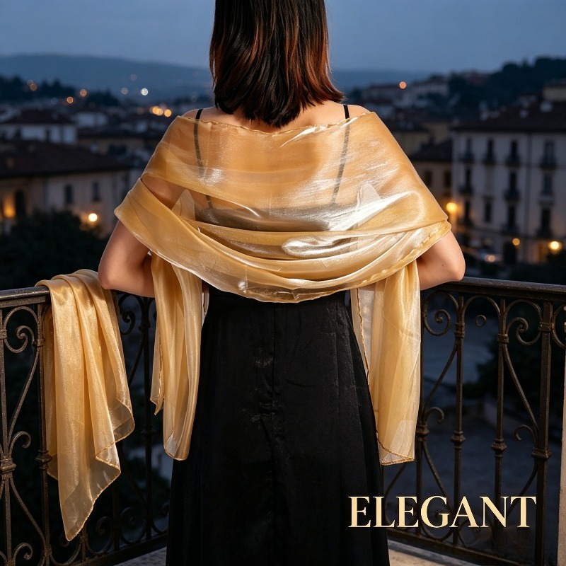 Elegante effenkleurige shawl v - Female Formal Wear recensie en prijs