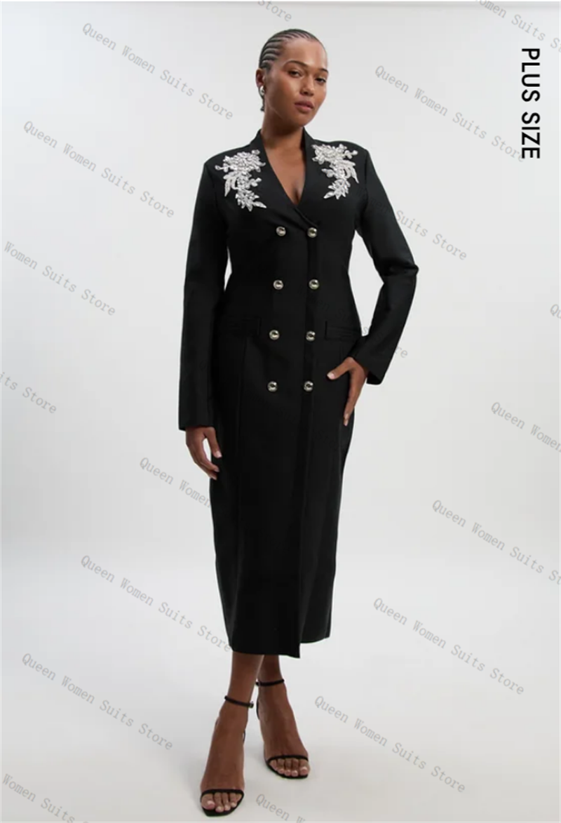 Zwart katoenen damespak 1-deli - Women'S Formal Wear For A Wedding Guest recensie en prijs